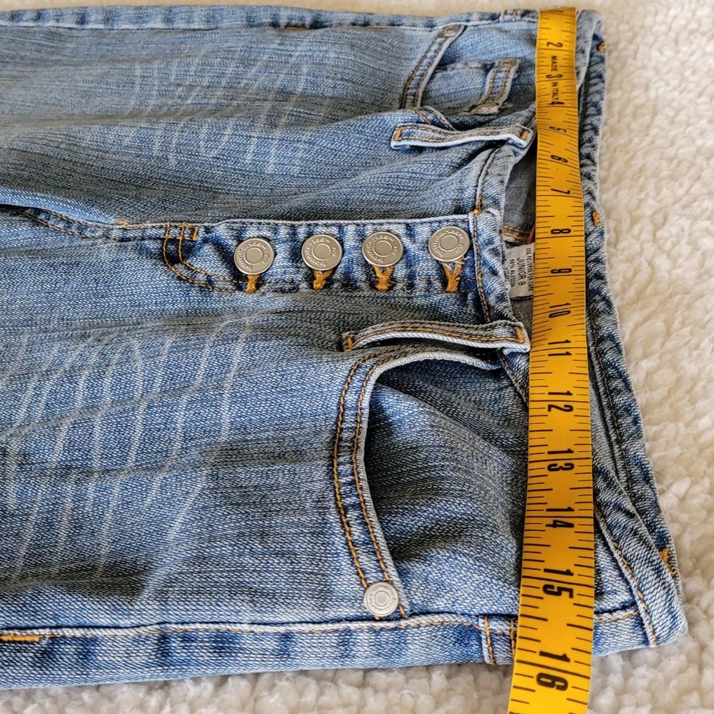 No Boundaries Stretch Light Wash Juniors Size 9 - Picture 7 of 11